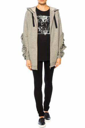 Bluza z falbanami na rękawach, zdjęcie 2 Bluza z falbanami na rękawach od Valentino Red